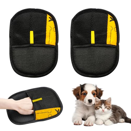 2025 Tierhaarentfernungshandschuhe, elektrostatischer Tierhaarentferner, waschbar, wiederverwendbar, Katzenpflege-Handschuhe für Bettwäsche, Couch, Kleidung, Teppich, Mehrzweck-Haustierpflegezubehör 2025 Tierhaarentfernungshandschuhe, elektrostatischer Tierhaarentferner, waschbar, wiederverwendbar, Katzenpflege-Handschuhe für Bettwäsche, Couch, Kleidung, Teppich, Mehrzweck-Haustierpflegezubehör von LuGirlre