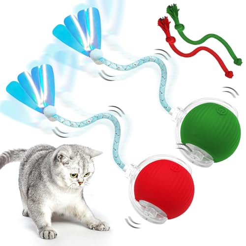 LuGirlre Yuweiba interaktives Katzenspielzeug, Rollball, Hundeball, 2025, verbesserter automatischer Katzenball, Hundespielzeug, interaktiv, intelligent, automatisch bewegliches Hundespielzeug, 360° LuGirlre Yuweiba interaktives Katzenspielzeug, Rollball, Hundeball, 2025, verbesserter automatischer Katzenball, Hundespielzeug, interaktiv, intelligent, automatisch bewegliches Hundespielzeug, 360° von LuGirlre
