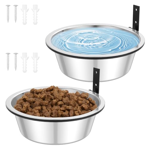 Hundenapf zur Wandmontage, 20,3 cm, faltbar, Edelstahl, erhöhter Futternapf, Futter- und Wassernäpfe, verstellbare Höhe, Wandbehang, Katzenfutterschalen für Haustiere, Hunde, Katzen, Meerschweinchen, Hundenapf zur Wandmontage, 20,3 cm, faltbar, Edelstahl, erhöhter Futternapf, Futter- und Wassernäpfe, verstellbare Höhe, Wandbehang, Katzenfutterschalen für Haustiere, Hunde, Katzen, Meerschweinchen, von LuLobtg