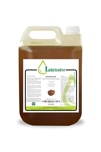 Linseed Oil 100% Pure, Cold Pressed Linseed Oil 5 litres Linseed Oil 100% Pure, Cold Pressed Linseed Oil 5 litres von Lubrisolve