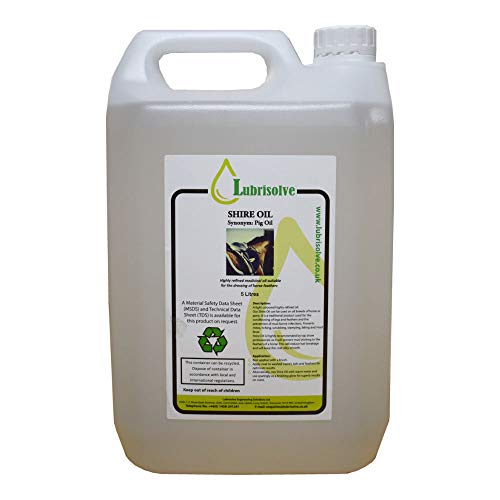 100% reines Shire Öl (Schweine-Öl) 5 litres von Lubrisolve
