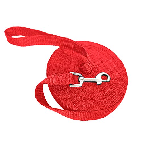 Schleppleine f¨¹r 10m Hunde, Hundeleine f¨¹r Recall Ausbildungsleine, Rot Schleppleine f¨¹r 10m Hunde, Hundeleine f¨¹r Recall Ausbildungsleine, Rot von Luchai