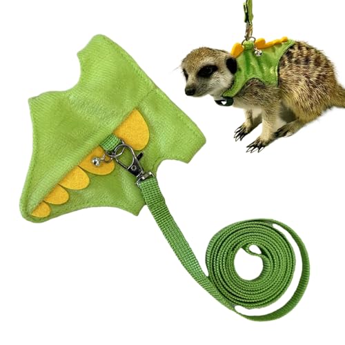 Frettchen Geschirr Und Leine | Kleintier Geschirr Leine Für Kaninchen Frettchen | Sanftes Bequemes Kleintier Kleidung Für Kätzchen Chinchilla Outdoor Abenteuer Frettchen Geschirr Und Leine | Kleintier Geschirr Leine Für Kaninchen Frettchen | Sanftes Bequemes Kleintier Kleidung Für Kätzchen Chinchilla Outdoor Abenteuer von Luckxing