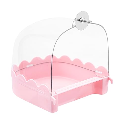 Luckxing Bad Box, Hängender Käfig Vogelbäder Haustier Vogel Transparente Vogel Badewanne, Badewanne Vogelkäfig Zubehör Badewanne Für Sittiche, Haustiere, Bräute, Kanarienvögel, von Luckxing