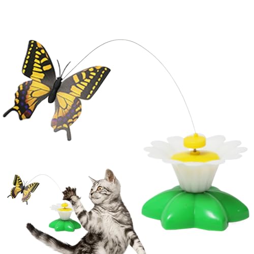Luckxing CAT Interactive Toys, Interactive Toys für Katzen | Automatischer Kätzchen -Übungs -Teaser - Interaktives Kätzchenspielzeug mit 360 ° Rotation, Bird -Schmetterlings -Katzenteaser für Luckxing CAT Interactive Toys, Interactive Toys für Katzen | Automatischer Kätzchen -Übungs -Teaser - Interaktives Kätzchenspielzeug mit 360 ° Rotation, Bird -Schmetterlings -Katzenteaser für von Luckxing