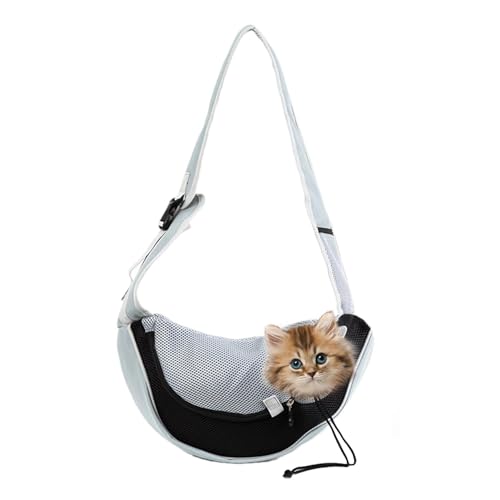 Sling-Hundetragetasche, Hundetasche-Tragetasche - Umhängetasche für Welpen,Verstellbarer Brusthalter, sichere Umhängetasche zum Tragen Hunde und Katzen, bis zu 6 kg Sling-Hundetragetasche, Hundetasche-Tragetasche - Umhängetasche für Welpen,Verstellbarer Brusthalter, sichere Umhängetasche zum Tragen Hunde und Katzen, bis zu 6 kg von Luckxing