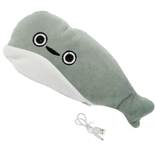 Luckxing Tanzendes Fischspielzeug, Floppy Fish Katzenspielzeug - Intelligenter wedelnder Plüschfisch | Wiederaufladbarer 3-Modi-Plüsch, Cartoon 9,45 Zoll wedelndes Fischspielzeug, niedliches Luckxing Tanzendes Fischspielzeug, Floppy Fish Katzenspielzeug - Intelligenter wedelnder Plüschfisch | Wiederaufladbarer 3-Modi-Plüsch, Cartoon 9,45 Zoll wedelndes Fischspielzeug, niedliches von Luckxing