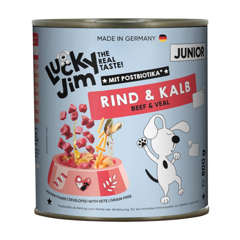 Lucky Jim Junior 6 x 800 g - Rind & Kalb Lucky Jim Junior 6 x 800 g - Rind & Kalb von Lucky Jim