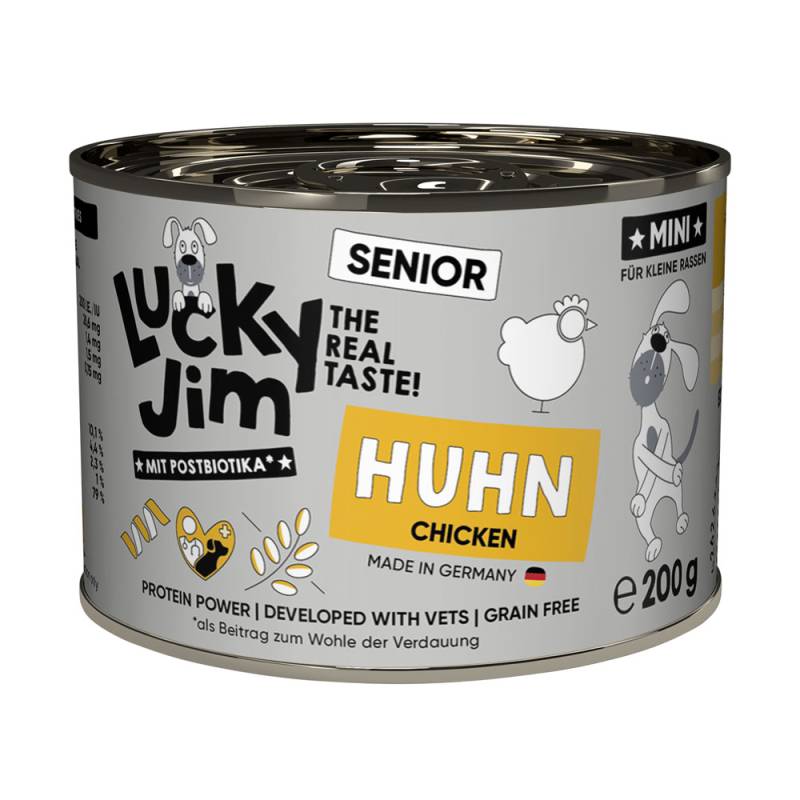 Lucky Jim MINI Senior 6 x 200 g - Huhn Lucky Jim MINI Senior 6 x 200 g - Huhn von Lucky Jim