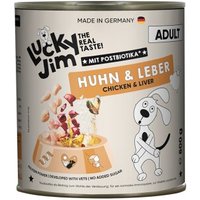 Lucky Jim Nassfutter Hund, Adult, Huhn und Leber 6x800 g Lucky Jim Nassfutter Hund, Adult, Huhn und Leber 6x800 g von Lucky Jim