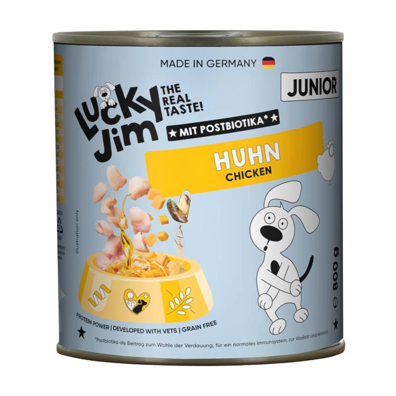 Sparpaket Lucky Jim Junior 24 x 800 g - Huhn Sparpaket Lucky Jim Junior 24 x 800 g - Huhn von Lucky Jim