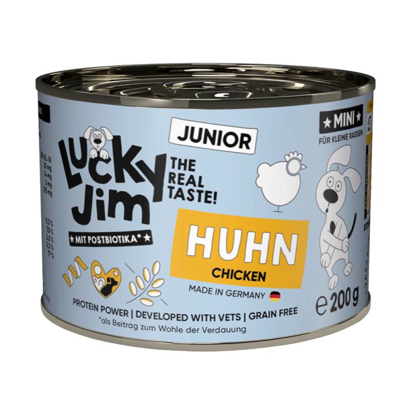 Sparpaket Lucky Jim MINI Junior 24 x 200 g - Huhn Sparpaket Lucky Jim MINI Junior 24 x 200 g - Huhn von Lucky Jim