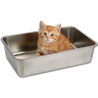 Lucky-Kitty Katzentoilette Kitten Edelstahl Edelstahl Natur mattiert Lucky-Kitty Katzentoilette Kitten Edelstahl Edelstahl Natur mattiert von Lucky-Kitty