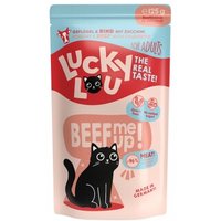 Lucky Lou Nassfutter Katze Adult Geflügel und Rind 16x125 g von Lucky Lou