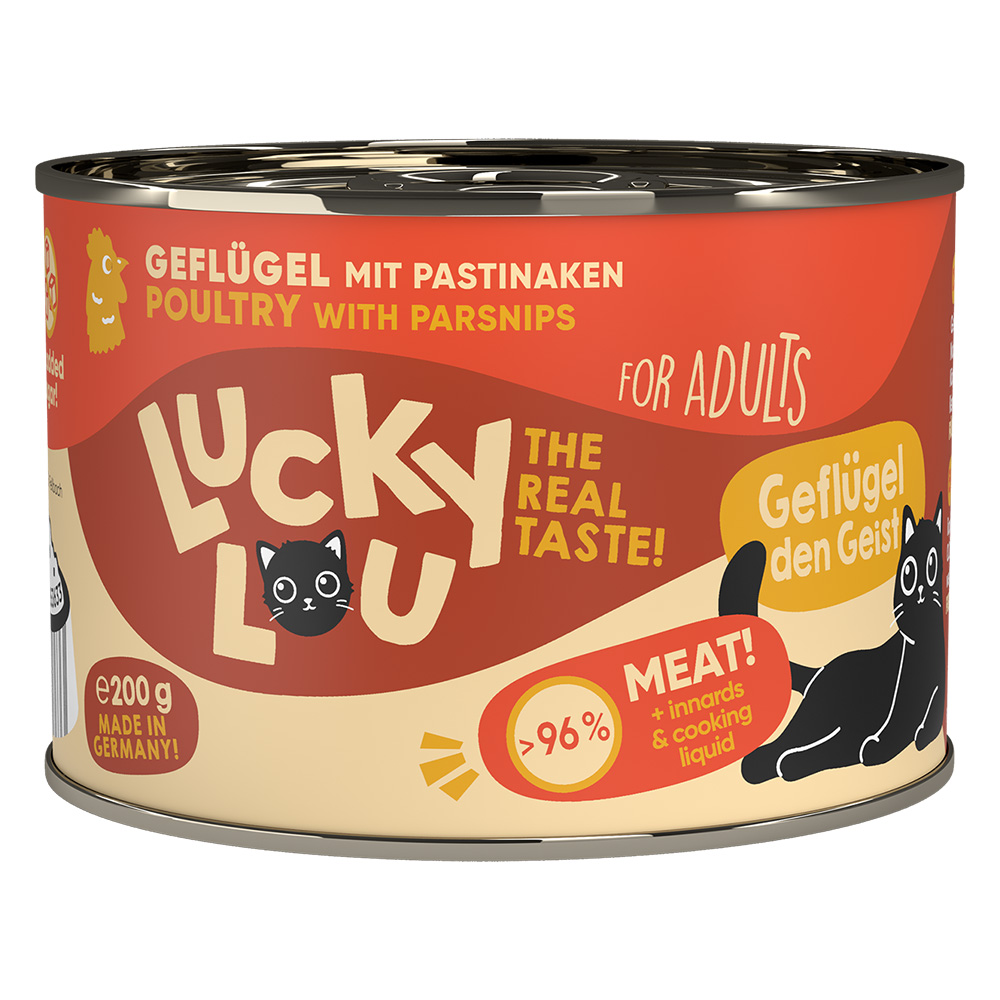 Lucky Lou Adult 6 x 200 g - Geflügel von Lucky Lou