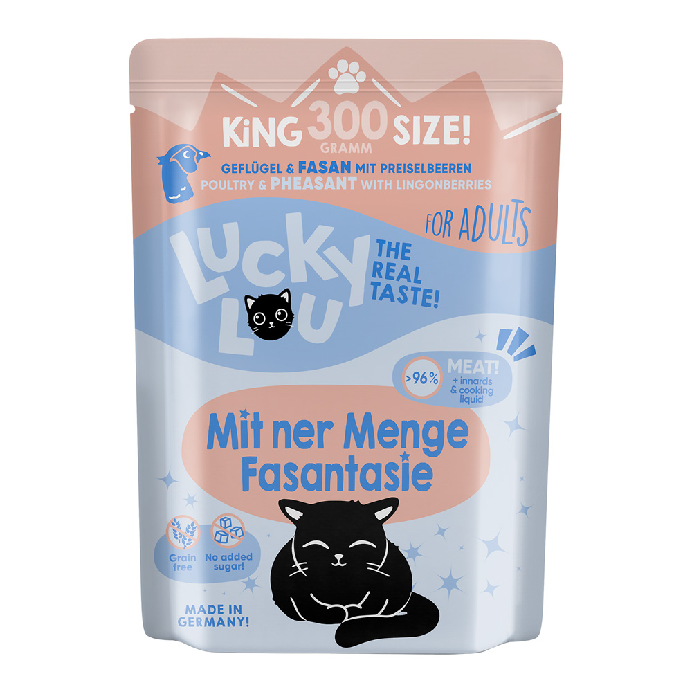 Lucky Lou Adult 6 x 300 g - Geflügel & Fasan Lucky Lou Adult 6 x 300 g - Geflügel & Fasan von Lucky Lou