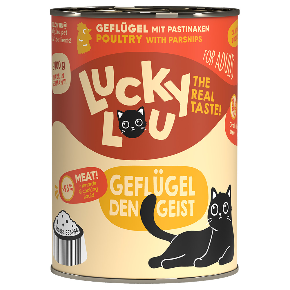 Lucky Lou Adult 6 x 400 g - Geflügel von Lucky Lou