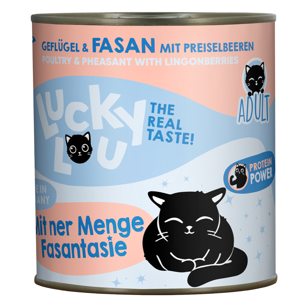 Lucky Lou Adult 6 x 800 g - Geflügel & Fasan Lucky Lou Adult 6 x 800 g - Geflügel & Fasan von Lucky Lou