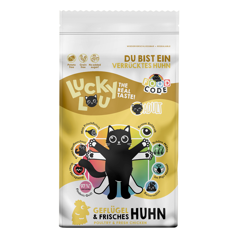 Lucky Lou Adult Geflügel & Huhn - 9 kg Lucky Lou Adult Geflügel & Huhn - 9 kg von Lucky Lou