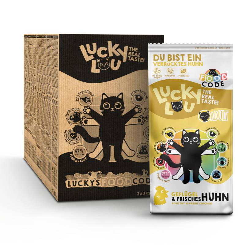 Lucky Lou Adult Geflügel & Huhn - 9 kg Lucky Lou Adult Geflügel & Huhn - 9 kg von Lucky Lou