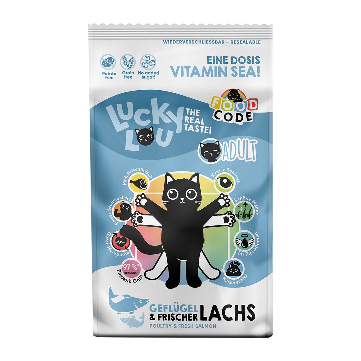 Lucky Lou Adult Geflügel & Lachs 1,7kg Lucky Lou Adult Geflügel & Lachs 1,7kg von Lucky Lou