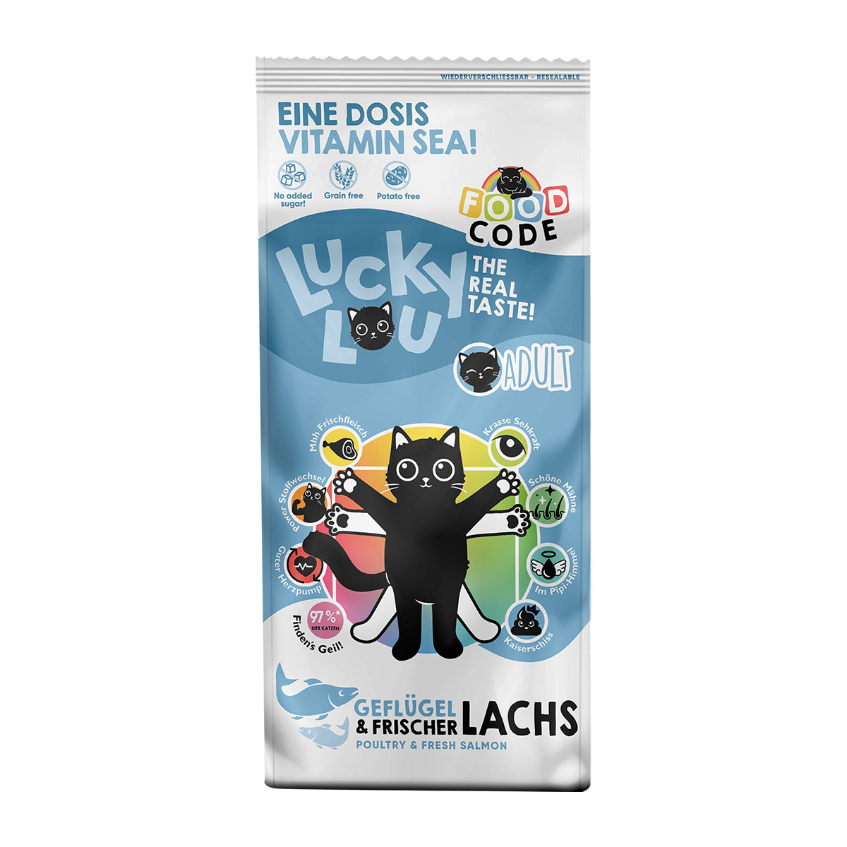 Lucky Lou Adult Geflügel & Lachs 3kg Lucky Lou Adult Geflügel & Lachs 3kg von Lucky Lou