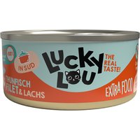 Lucky Lou Extra Food Filet in Brühe 18 x 70 g - Thunfisch & Lachs von Lucky Lou