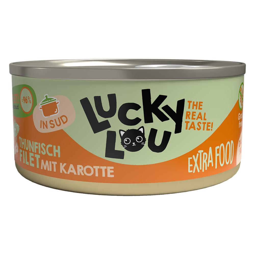 Lucky Lou Extra Food Filet in Brühe 18 x 70 g - Thunfisch & Karotte von Lucky Lou