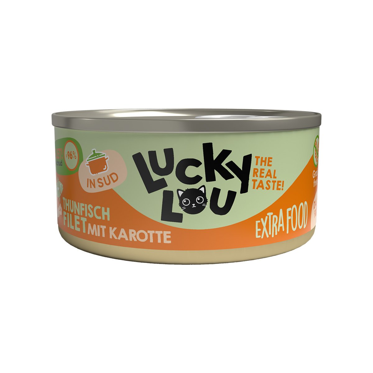 Lucky Lou Extrafood Thunfisch mit Karotte in Sud 18x70g von Lucky Lou