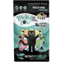 Lucky Lou Food Code Trockenfutter Katze, Adult, Mono, Forelle 1,7 kg von Lucky Lou