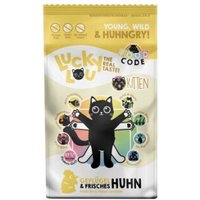Lucky Lou Food Code Trockenfutter Katze, Kitten, Geflügel und Huhn 1,7 kg von Lucky Lou
