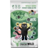 Lucky Lou Food Code Trockenfutter Katze, Senior, Geflügel und Wild 1,7 kg Lucky Lou Food Code Trockenfutter Katze, Senior, Geflügel und Wild 1,7 kg von Lucky Lou