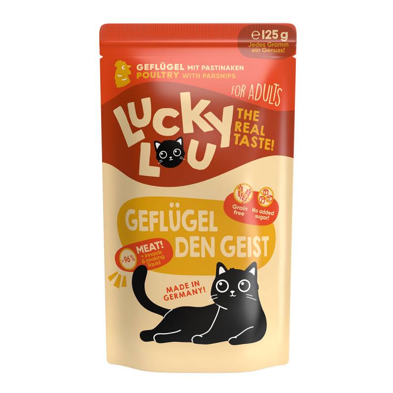 Lucky Lou Lifestage Adult Geflügel 16x125g von Lucky Lou