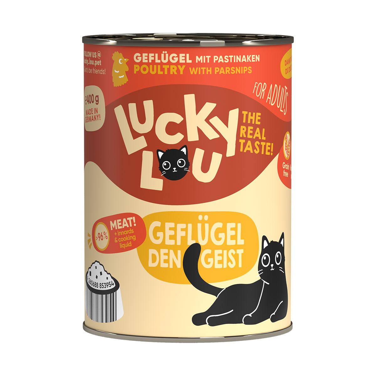 Lucky Lou Lifestage Adult Geflügel 24x400g von Lucky Lou