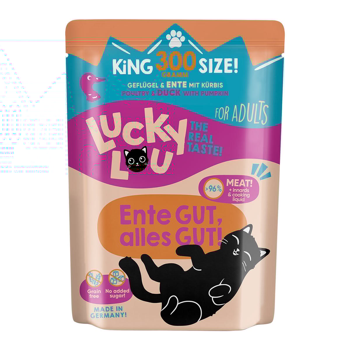 Lucky Lou Lifestage Adult Geflügel & Ente 6x300g Lucky Lou Lifestage Adult Geflügel & Ente 6x300g von Lucky Lou