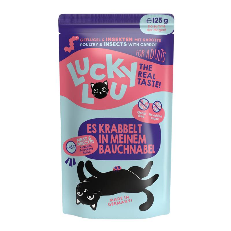 Lucky Lou Lifestage Adult Geflügel & Insekten 16x125g von Lucky Lou