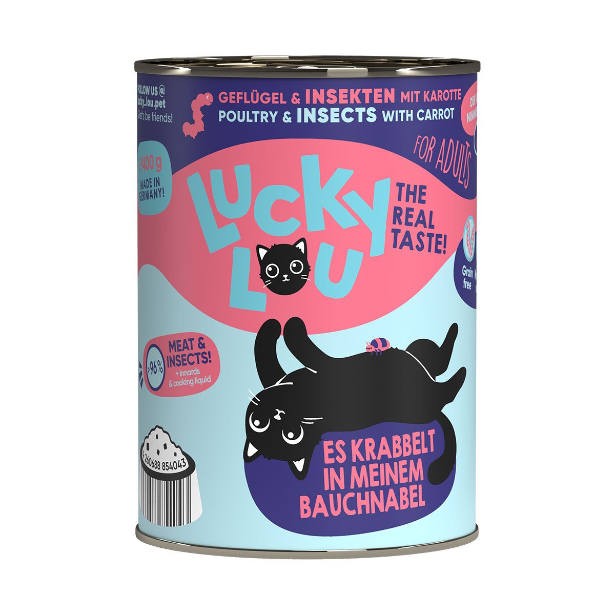 Lucky Lou Lifestage Adult Geflügel & Insekten 6x400g Lucky Lou Lifestage Adult Geflügel & Insekten 6x400g von Lucky Lou