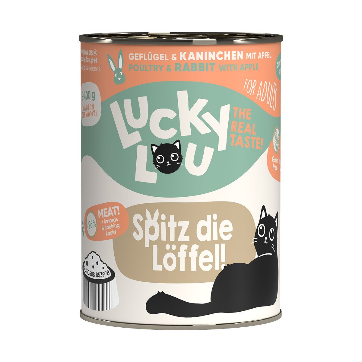 Lucky Lou Lifestage Adult Geflügel & Kaninchen 24x400g von Lucky Lou