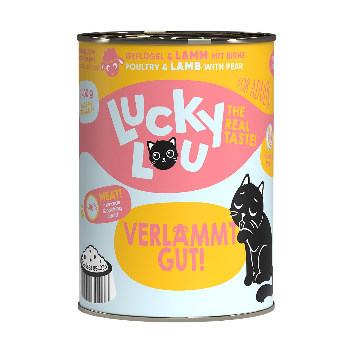 Lucky Lou Lifestage Adult Geflügel & Lamm 6x400g Lucky Lou Lifestage Adult Geflügel & Lamm 6x400g von Lucky Lou