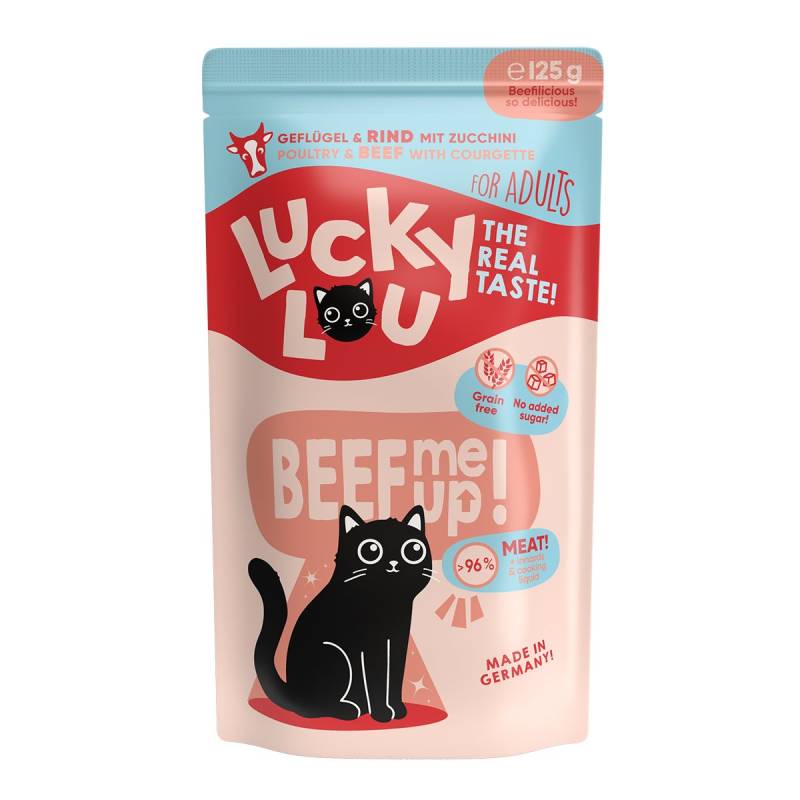 Lucky Lou Lifestage Adult Geflügel & Rind 16x125g von Lucky Lou