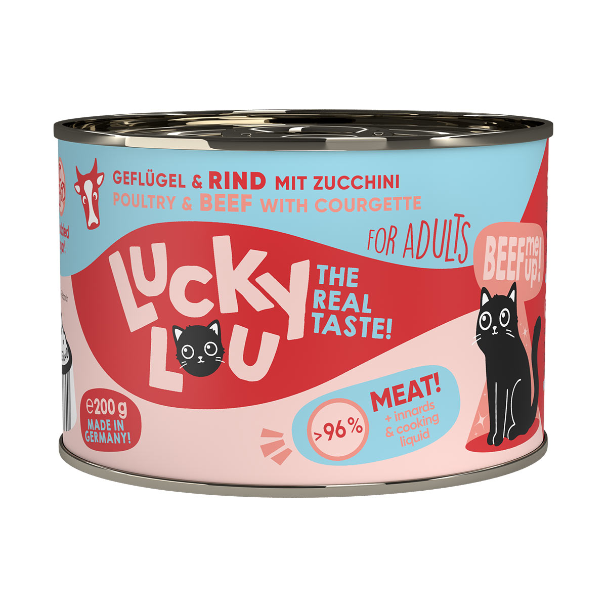 Lucky Lou Lifestage Adult Geflügel & Rind 24x200g von Lucky Lou