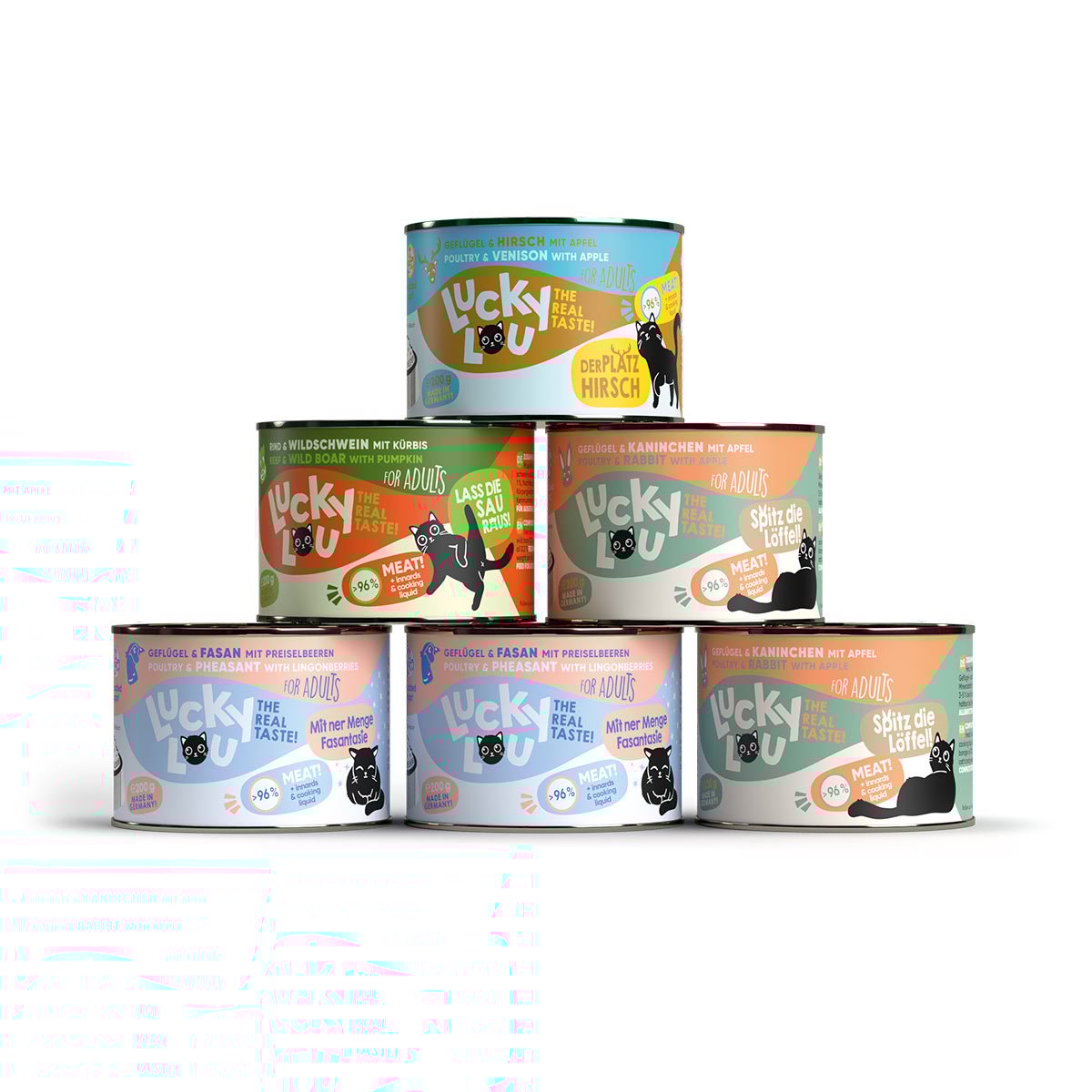 Lucky Lou Lifestage Adult Wild-Mix 6x200g Lucky Lou Lifestage Adult Wild-Mix 6x200g von Lucky Lou