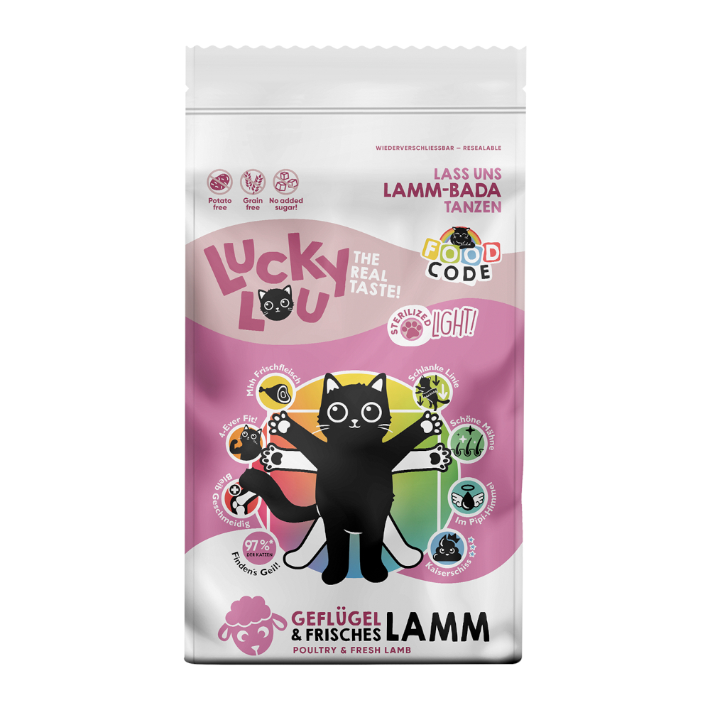 Lucky Lou Light Geflügel & Lamm - Sparpaket: 2 x 9 kg von Lucky Lou
