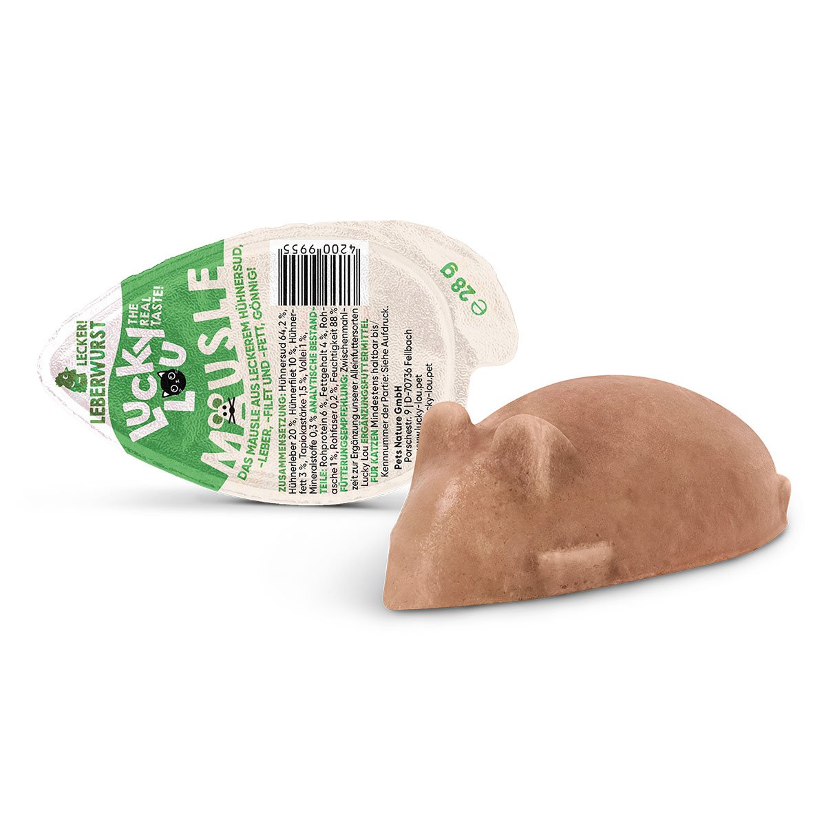 Lucky Lou Mäusle Leberwurst 13x28g Lucky Lou Mäusle Leberwurst 13x28g von Lucky Lou