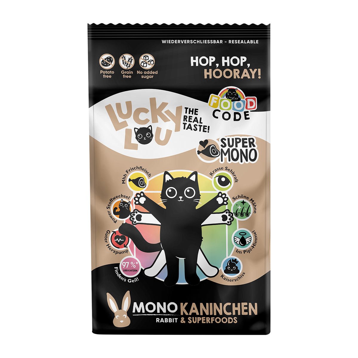 Lucky Lou Mono Kaninchen 1,7kg Lucky Lou Mono Kaninchen 1,7kg von Lucky Lou