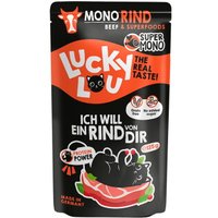Lucky Lou Nassfutter Katze, Adult, SuperMono, Rind 16x125 g Lucky Lou Nassfutter Katze, Adult, SuperMono, Rind 16x125 g von Lucky Lou