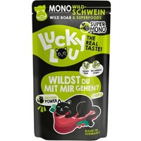 Lucky Lou Nassfutter Katze, Adult, SuperMono, Wildschwein 16x125 g von Lucky Lou