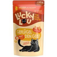 Lucky Lou Nassfutter Katze Adult Geflügel 64x125 g von Lucky Lou