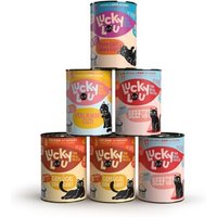 Lucky Lou Nassfutter Katze Adult Tasty Mixpaket 6x400 g von Lucky Lou