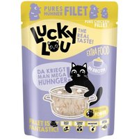 Lucky Lou Nassfutter Katze Extra Food Adult in Brühe Huhn 12x70 g Lucky Lou Nassfutter Katze Extra Food Adult in Brühe Huhn 12x70 g von Lucky Lou
